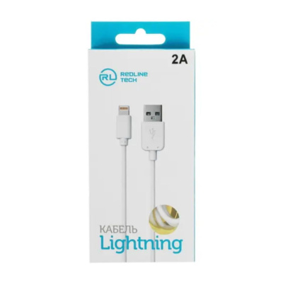 Кабель Red Line Lightning White (100см)