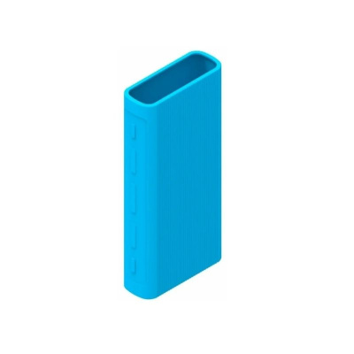 Чехол силиконовый для Xiaomi Power Bank 3 30000 mAh (голубой)